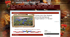 Desktop Screenshot of lonestarbarbecue.com